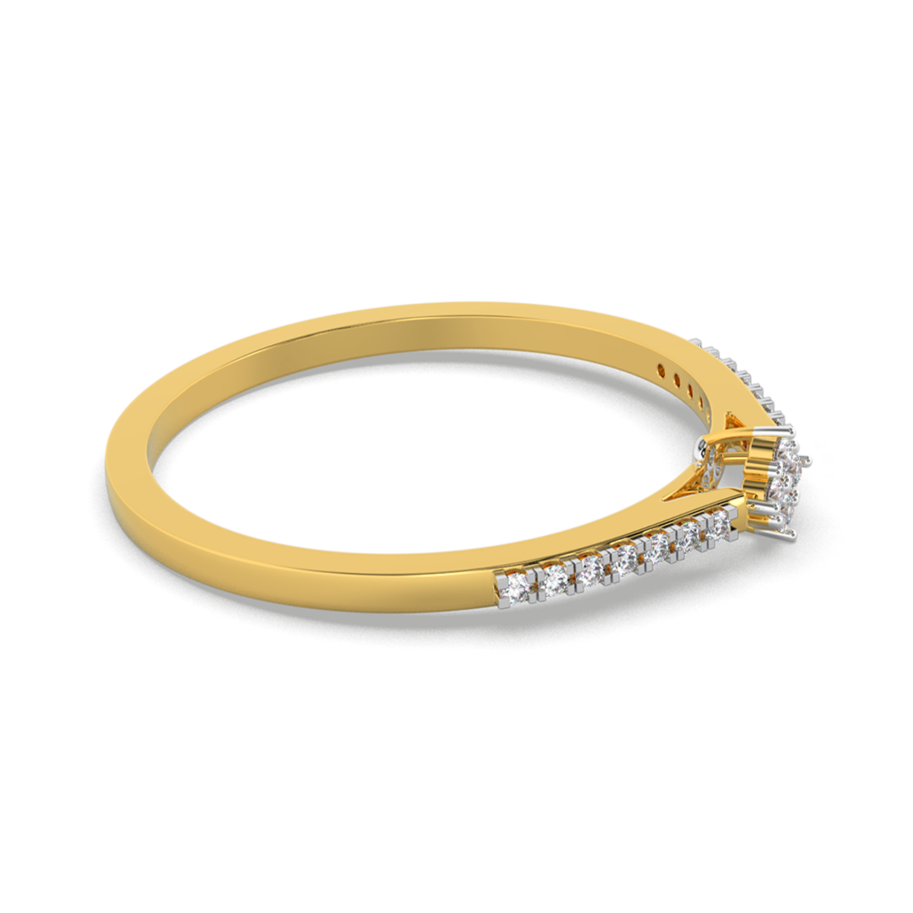 Aurora Veil 18Kt Diamond Ring