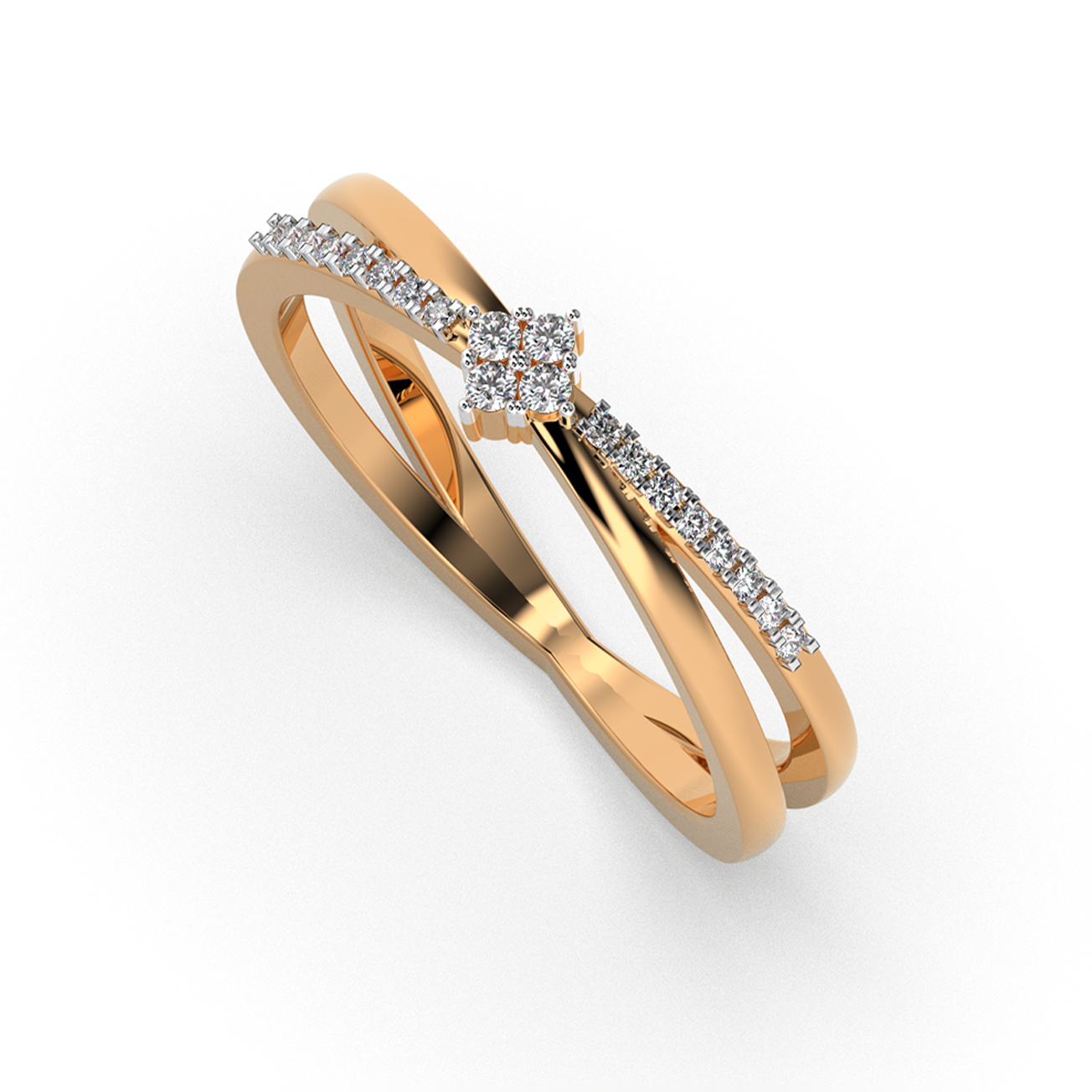 Ethereal Symphony 18Kt Diamond Ring