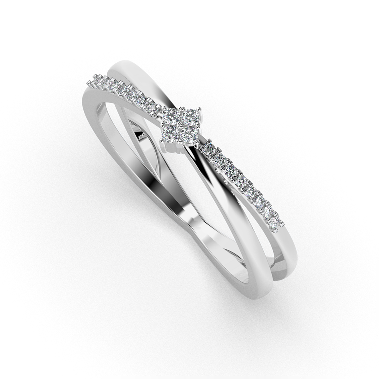 Ethereal Symphony 18Kt Diamond Ring