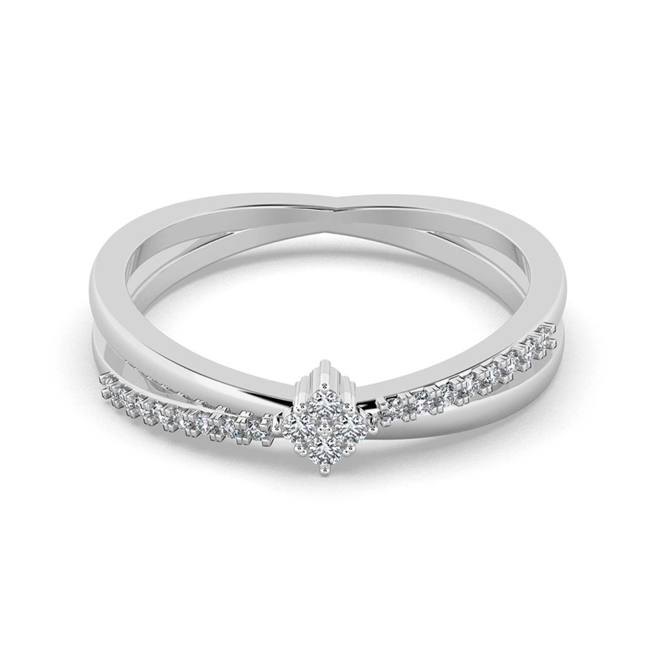 Ethereal Symphony 14Kt Diamond Ring