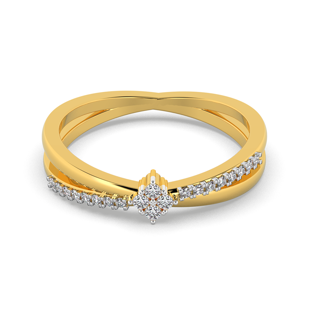 Ethereal Symphony 14Kt Diamond Ring