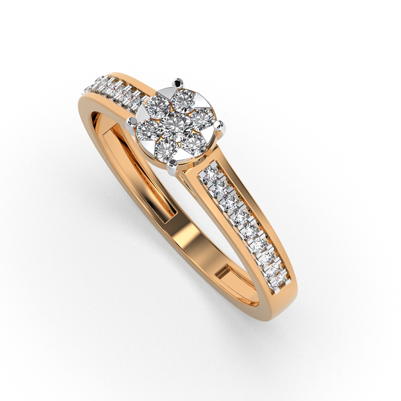 Moonlit Mirage 14Kt Diamond Ring