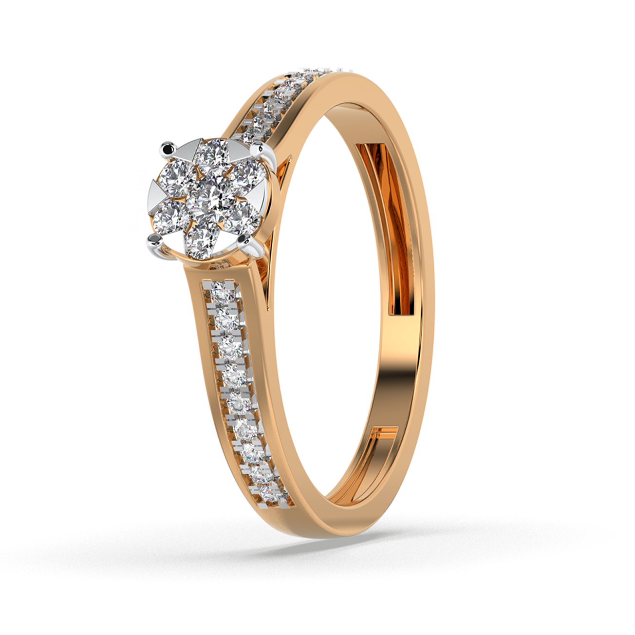 Moonlit Mirage 14Kt Diamond Ring