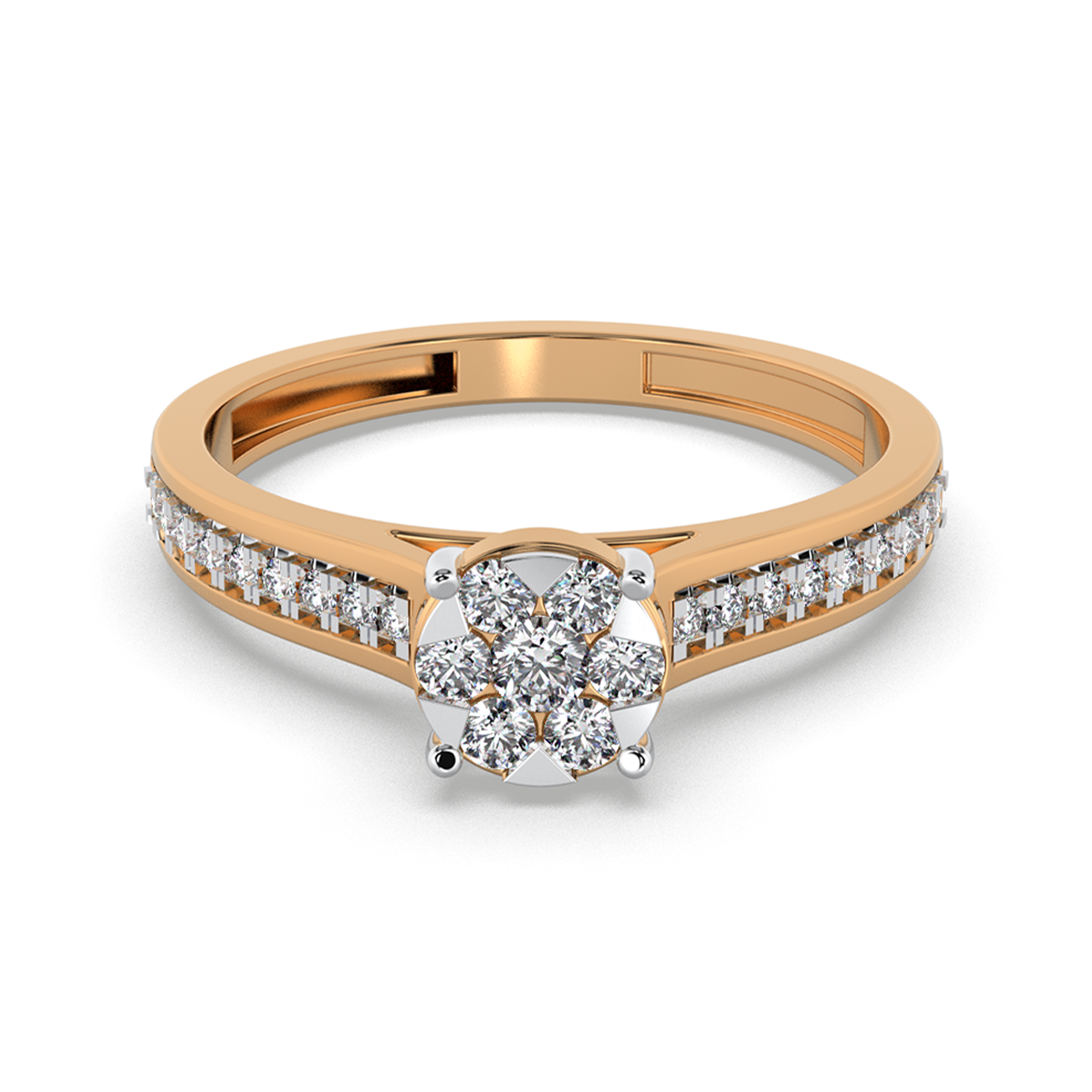 Moonlit Mirage 14Kt Diamond Ring