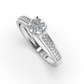 Moonlit Mirage 14Kt Diamond Ring