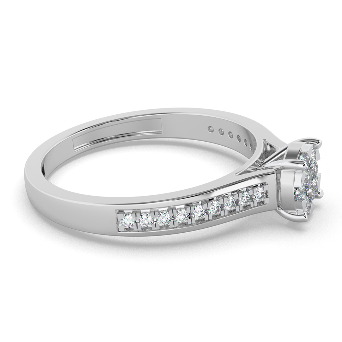 Moonlit Mirage 14Kt Diamond Ring