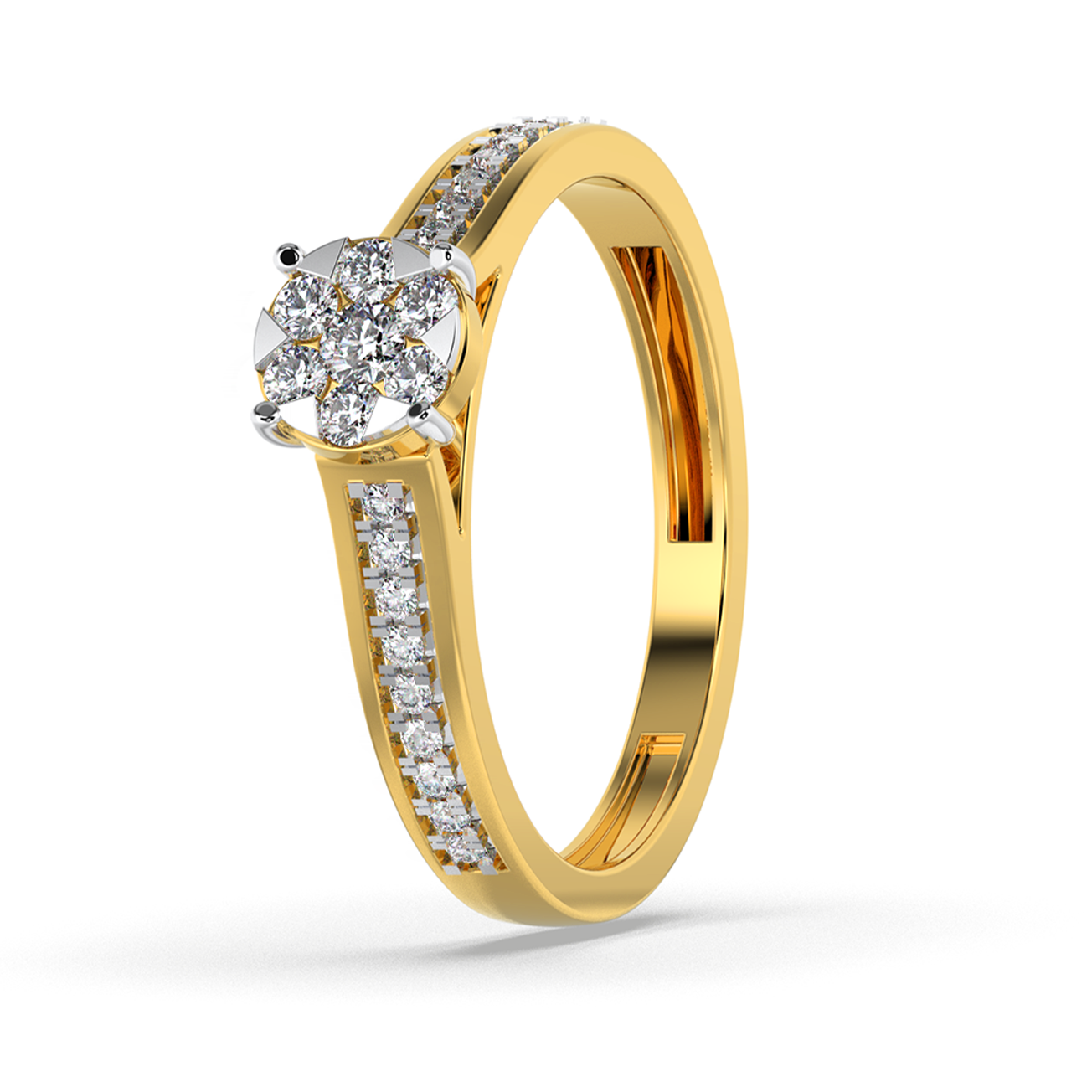 Moonlit Mirage 14Kt Diamond Ring