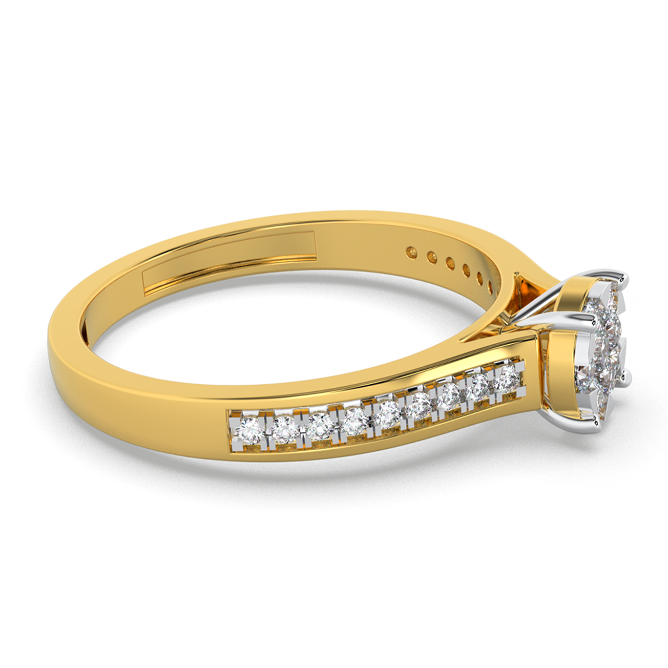 Moonlit Mirage 18Kt Diamond Ring
