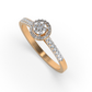 Ivory Whisper 14Kt Diamond Ring
