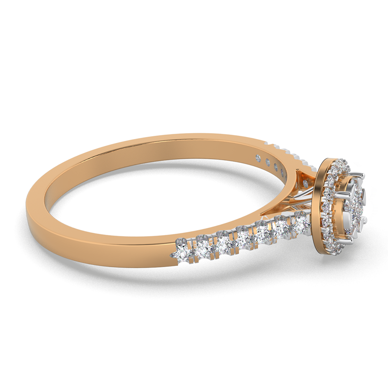 Ivory Whisper 18Kt Diamond Ring
