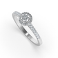 Ivory Whisper 14Kt Diamond Ring
