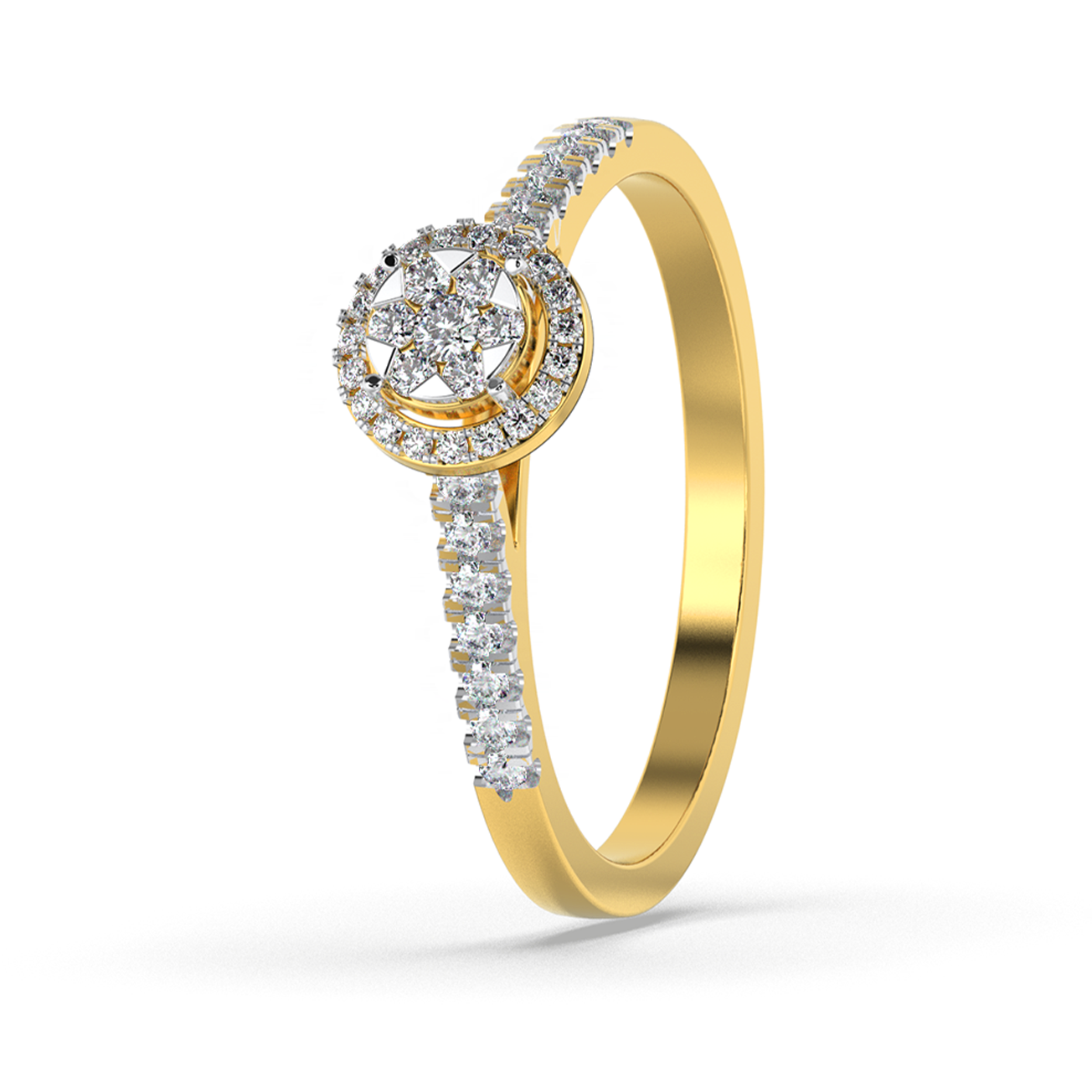Ivory Whisper 18Kt Diamond Ring