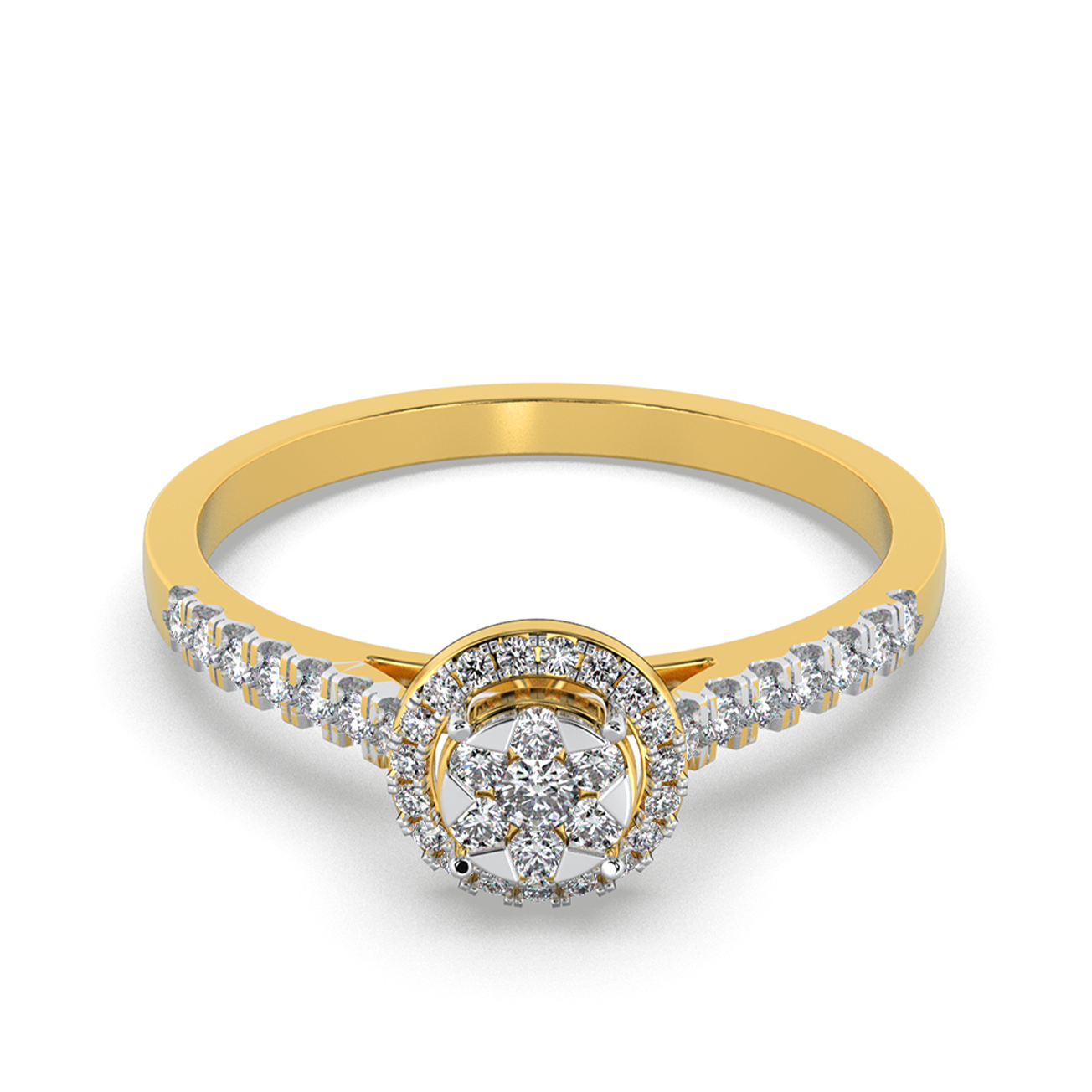 Ivory Whisper 18Kt Diamond Ring