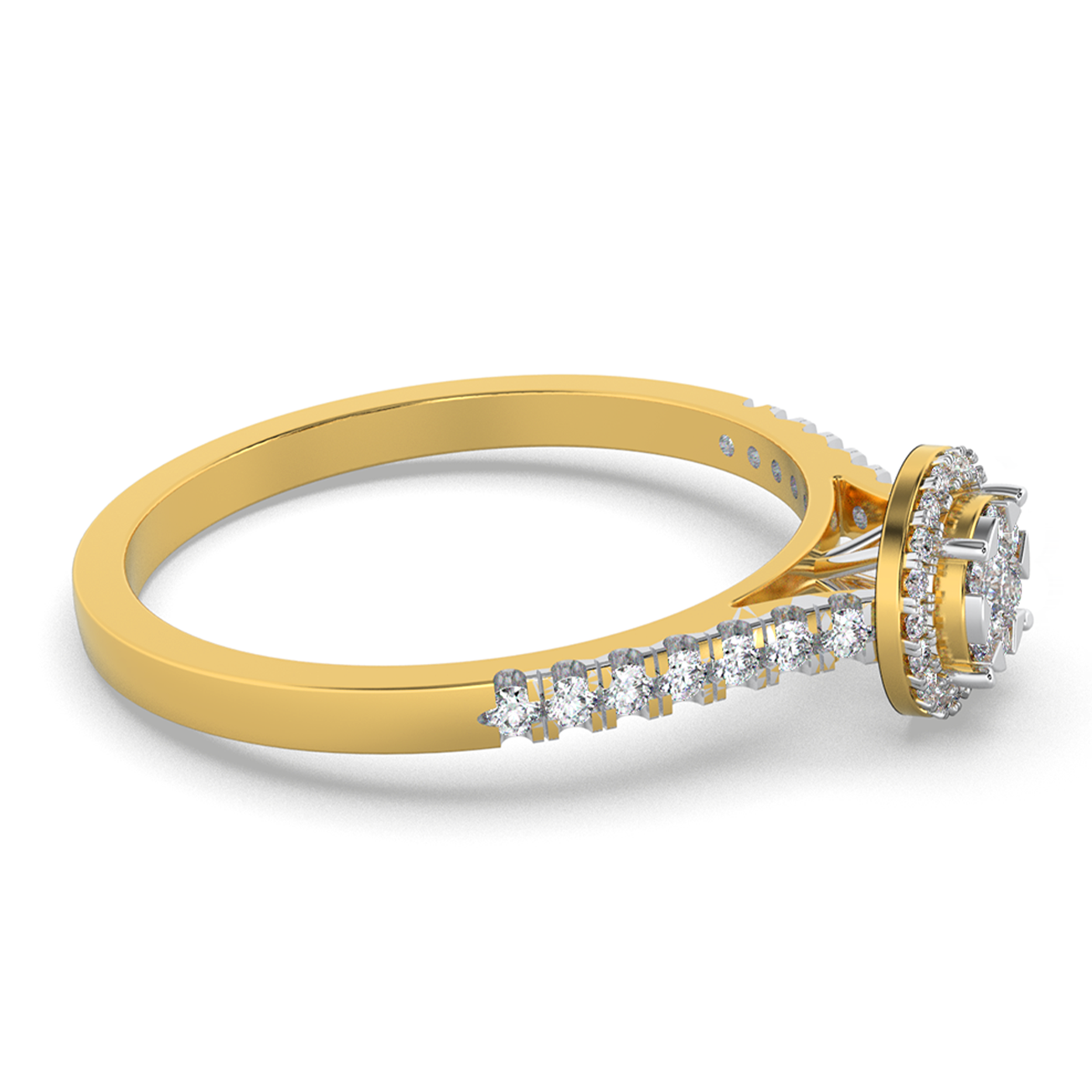 Ivory Whisper 18Kt Diamond Ring