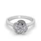 Rosé Twilight 14Kt Diamond Ring