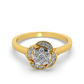 Rosé Twilight 14Kt Diamond Ring