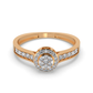 Amber Veil 14Kt Diamond Ring