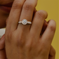 Amber Veil 14Kt Diamond Ring