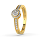 Amber Veil 18Kt Diamond Ring