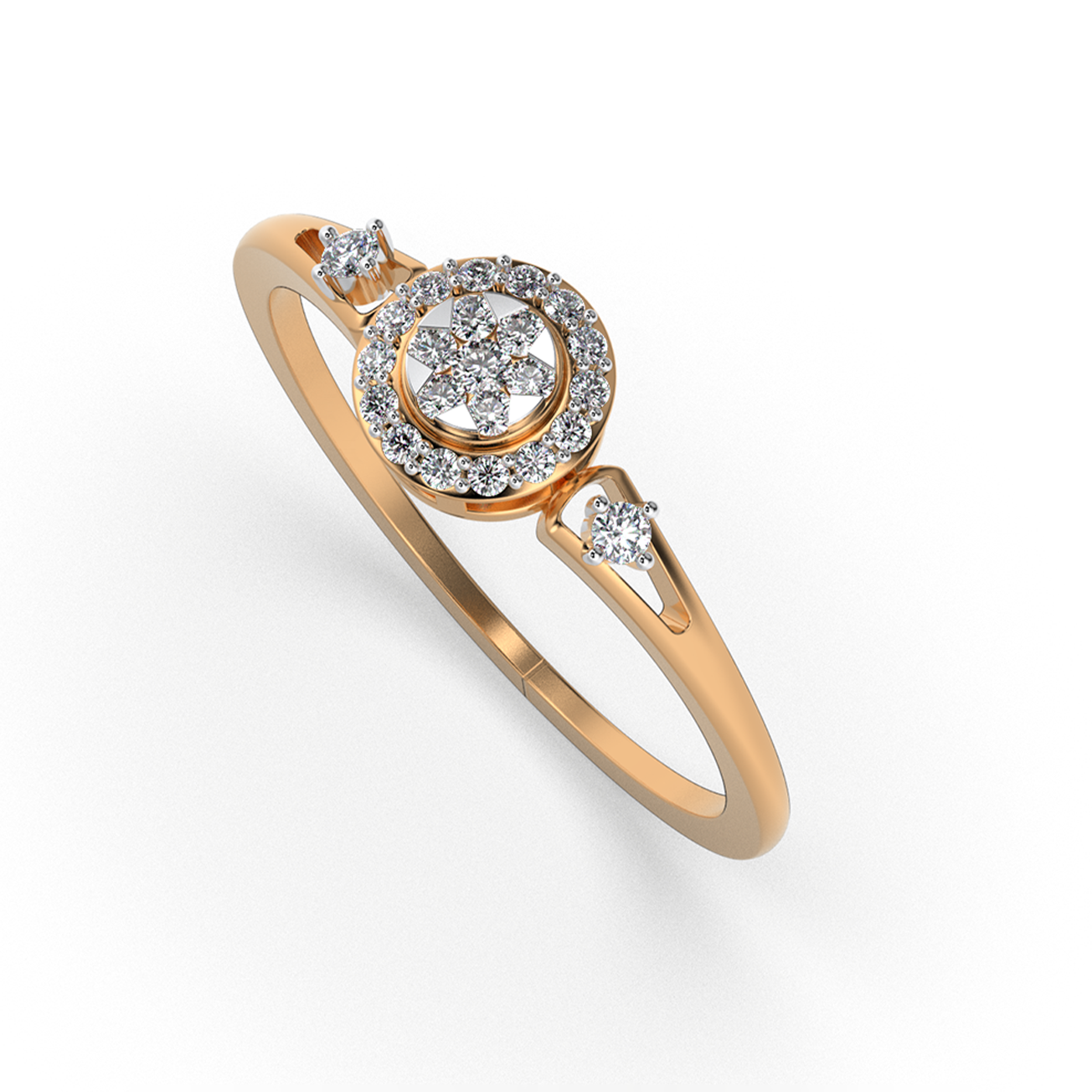 Opaline Harmony 14Kt Diamond Ring