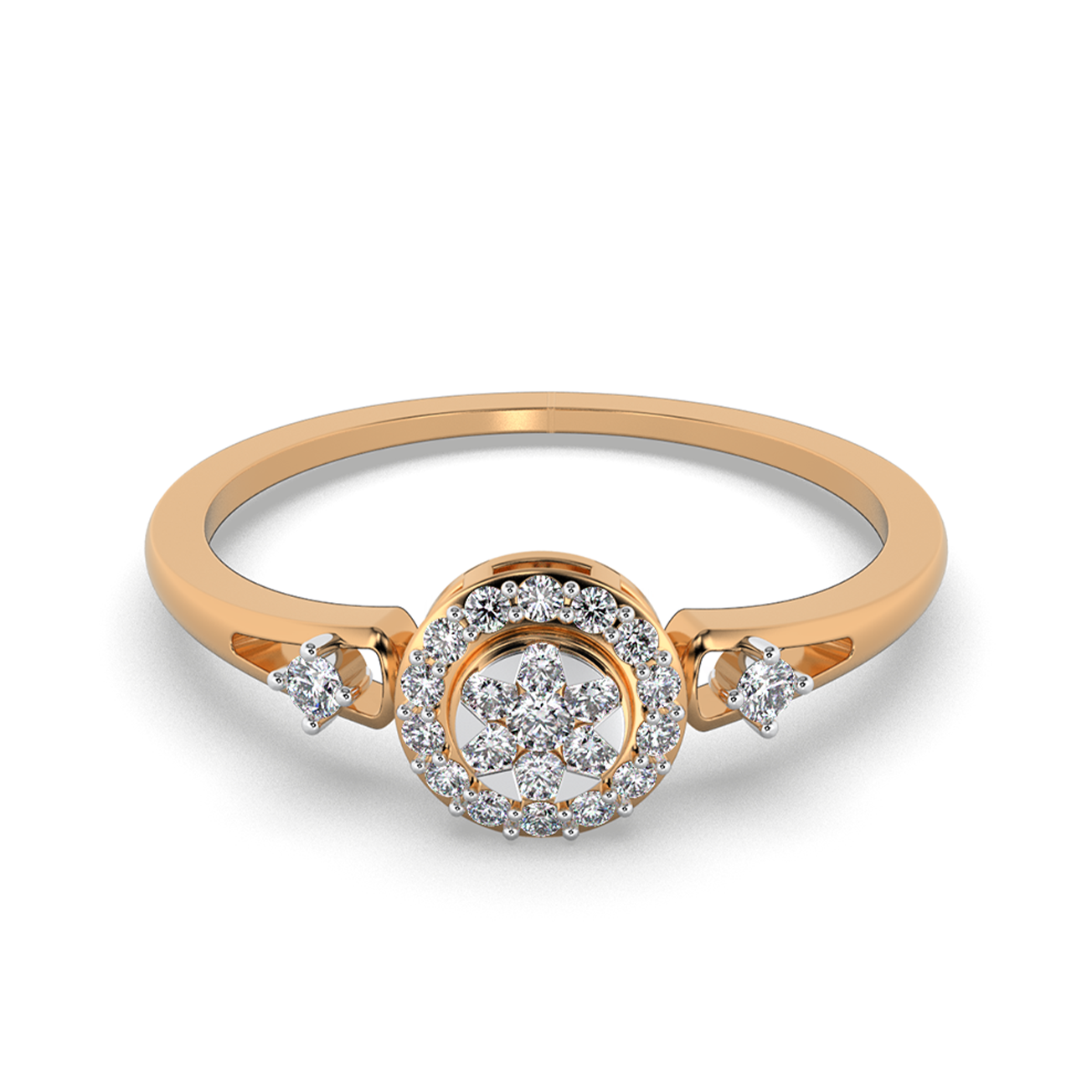 Opaline Harmony 14Kt Diamond Ring