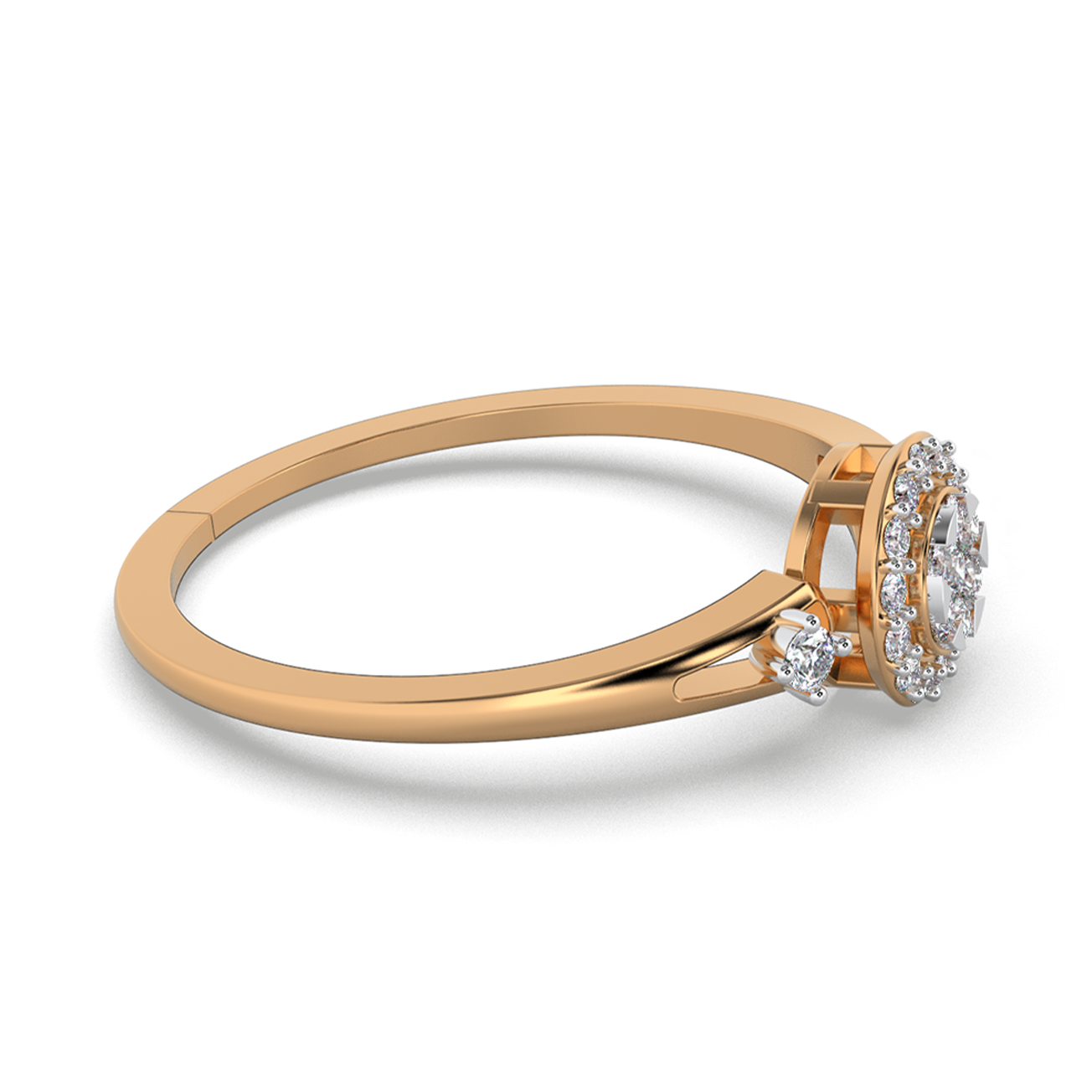 Opaline Harmony 14Kt Diamond Ring