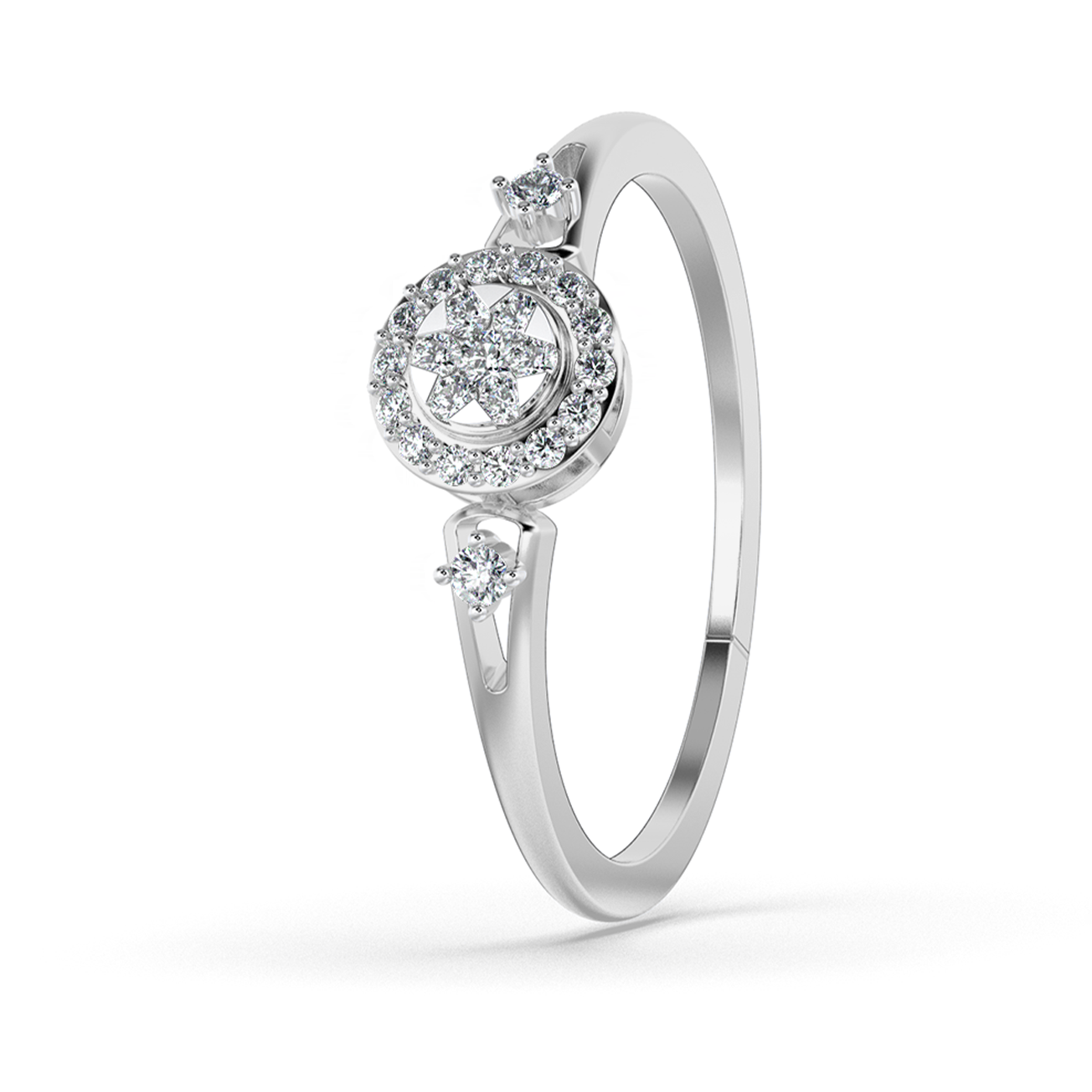 Opaline Harmony 18Kt Diamond Ring