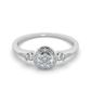 Opaline Harmony 14Kt Diamond Ring