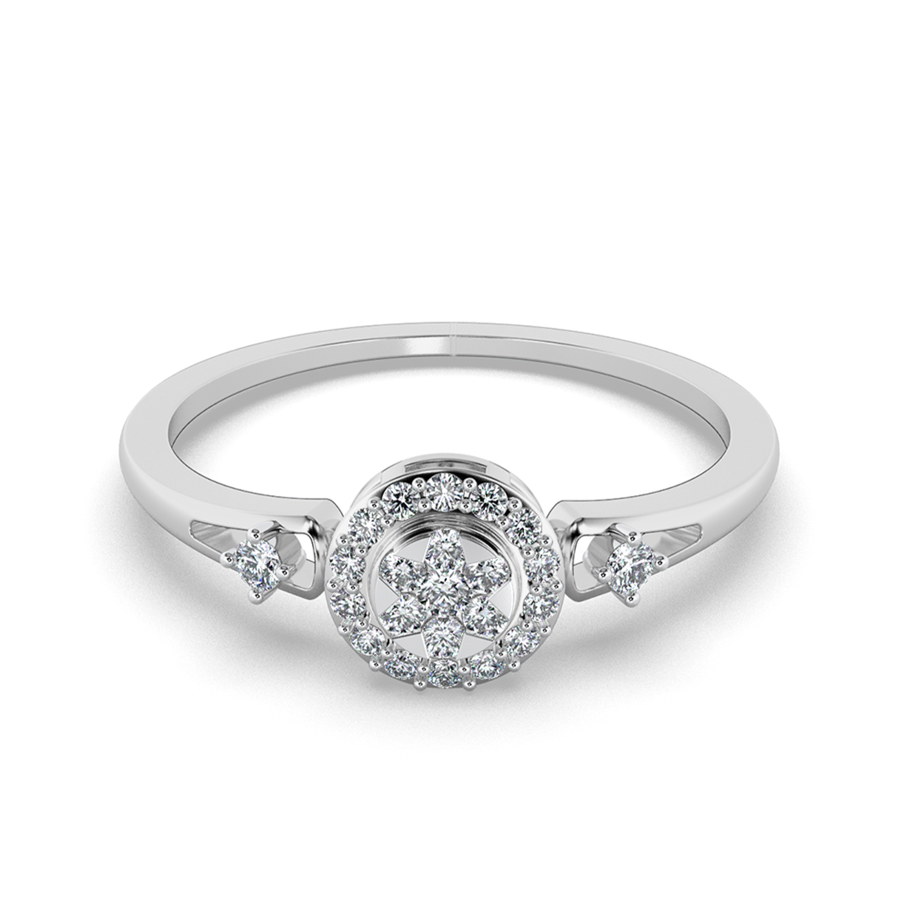 Opaline Harmony 14Kt Diamond Ring