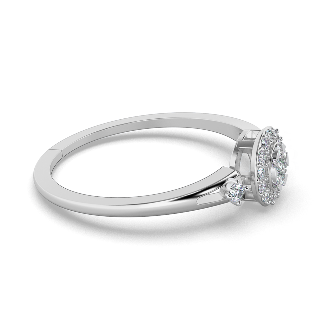 Opaline Harmony 18Kt Diamond Ring