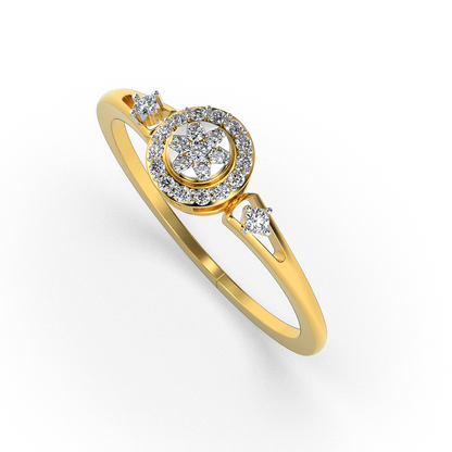 Opaline Harmony 14Kt Diamond Ring