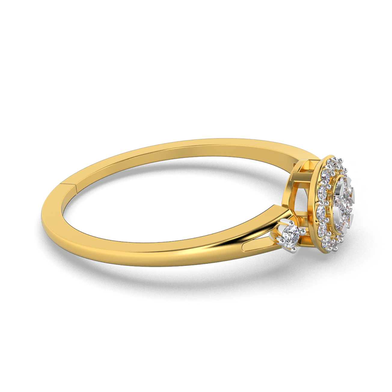 Opaline Harmony 14Kt Diamond Ring