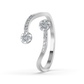 Radiant Cascade 18Kt Diamond Ring
