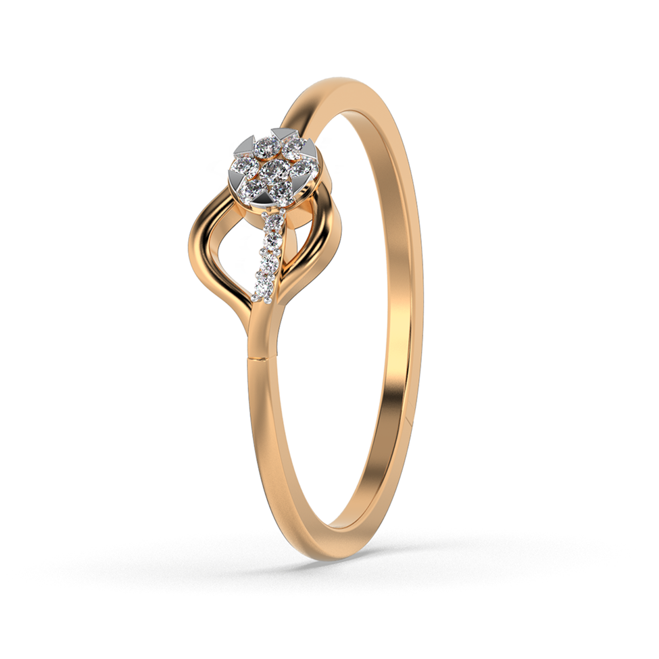 Golden Reverie 14Kt Diamond Ring