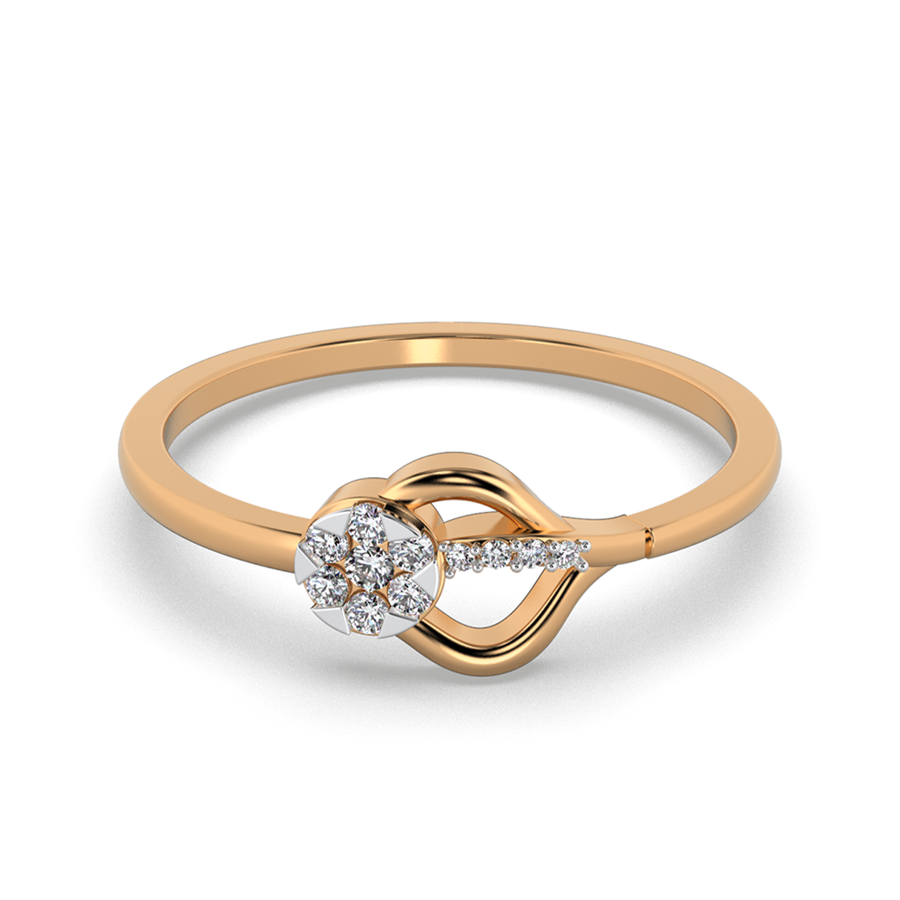 Golden Reverie 14Kt Diamond Ring