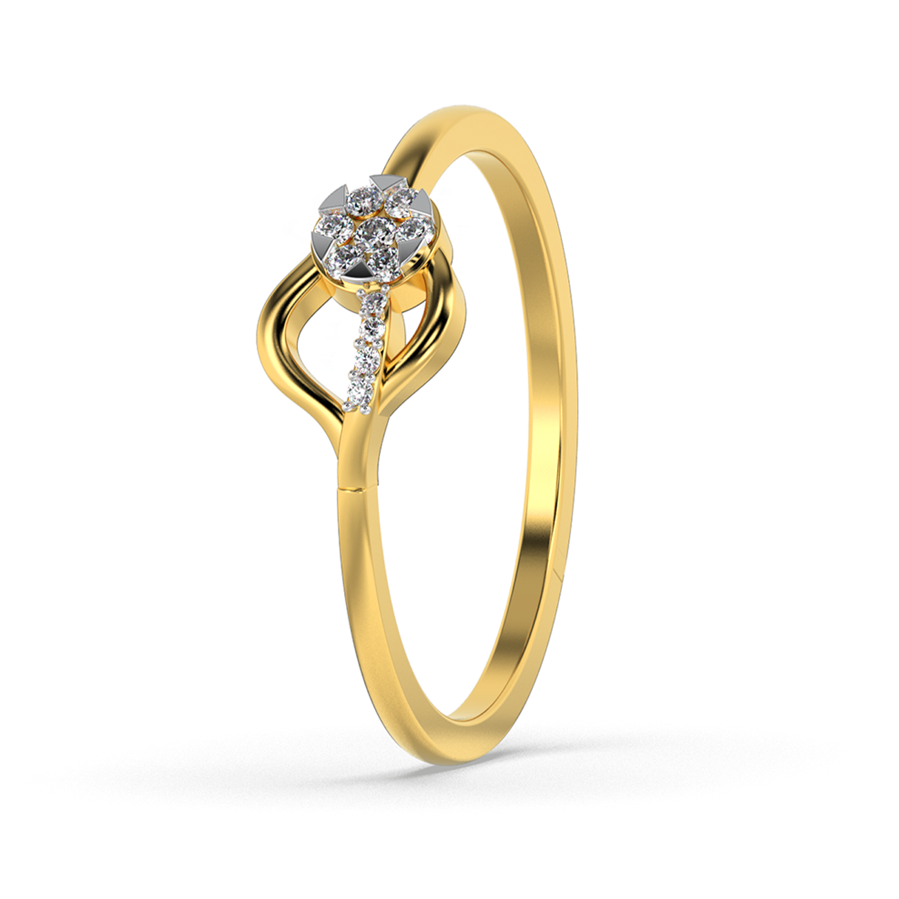 Golden Reverie 14Kt Diamond Ring