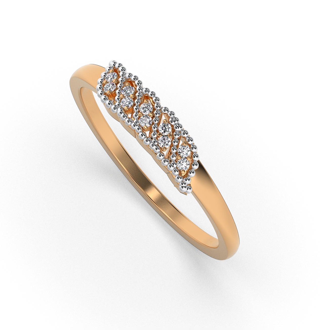 Azure Symphony 18Kt Diamond Ring
