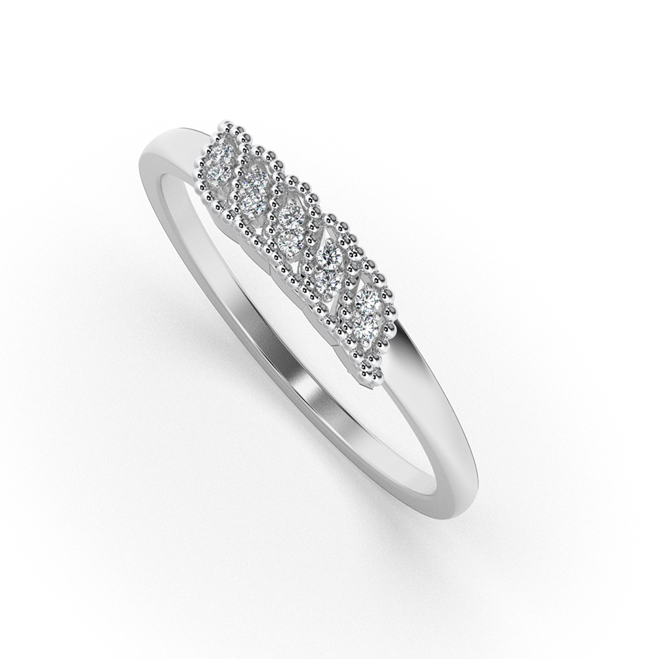 Azure Symphony 14Kt Diamond Ring