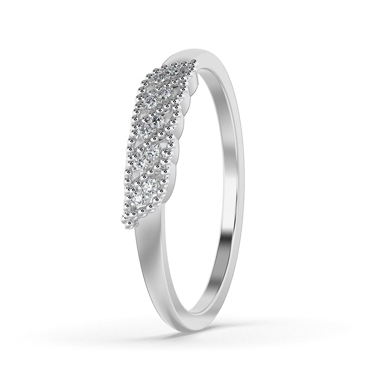 Azure Symphony 18Kt Diamond Ring
