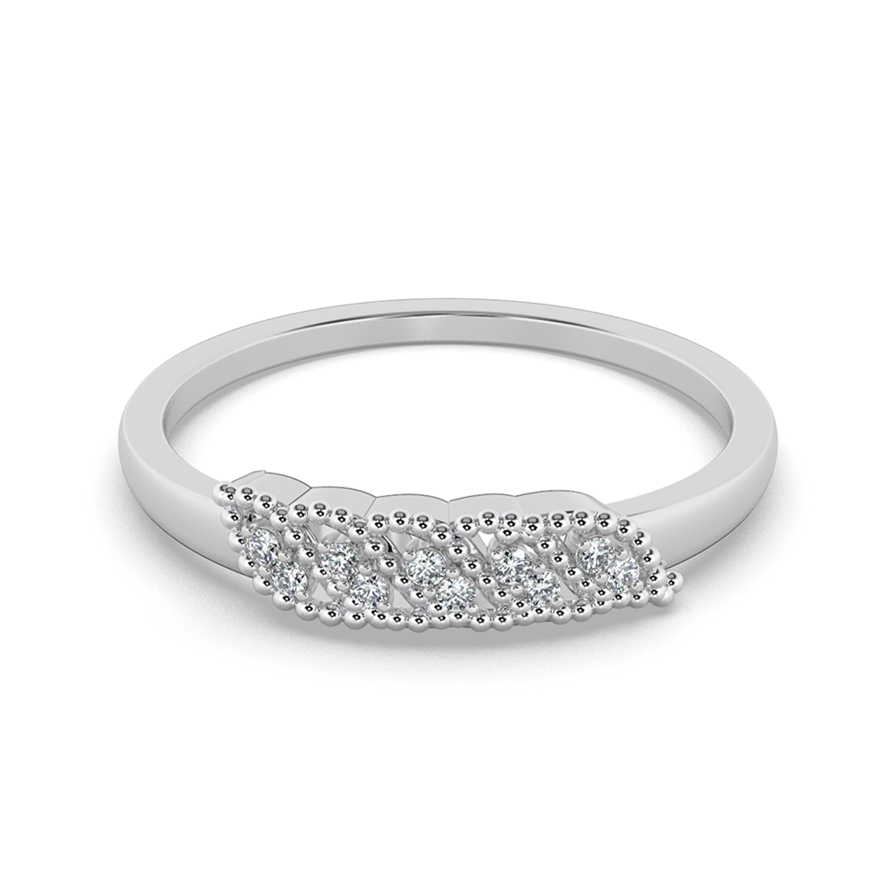 Azure Symphony 18Kt Diamond Ring