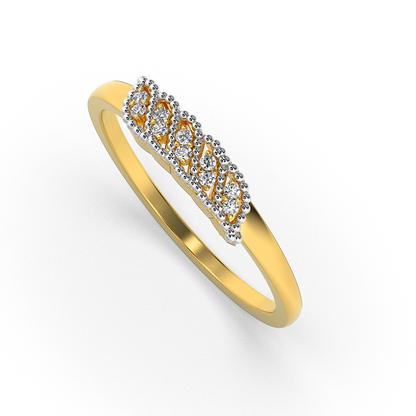 Azure Symphony 18Kt Diamond Ring