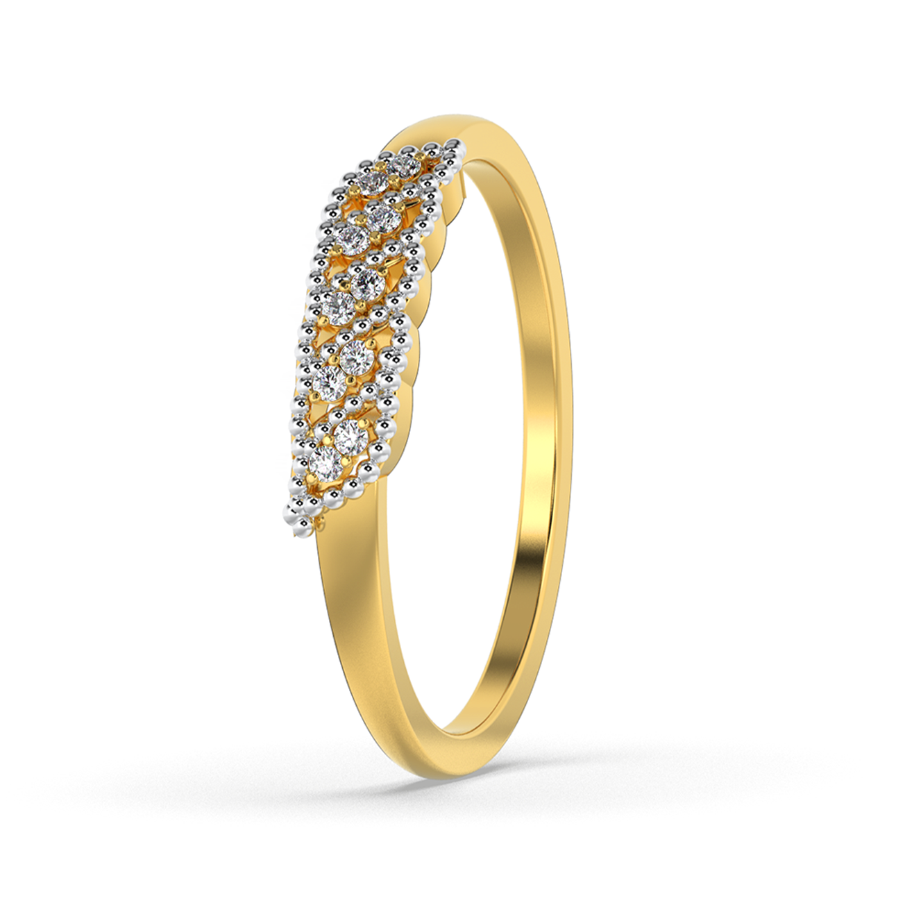 Azure Symphony 18Kt Diamond Ring