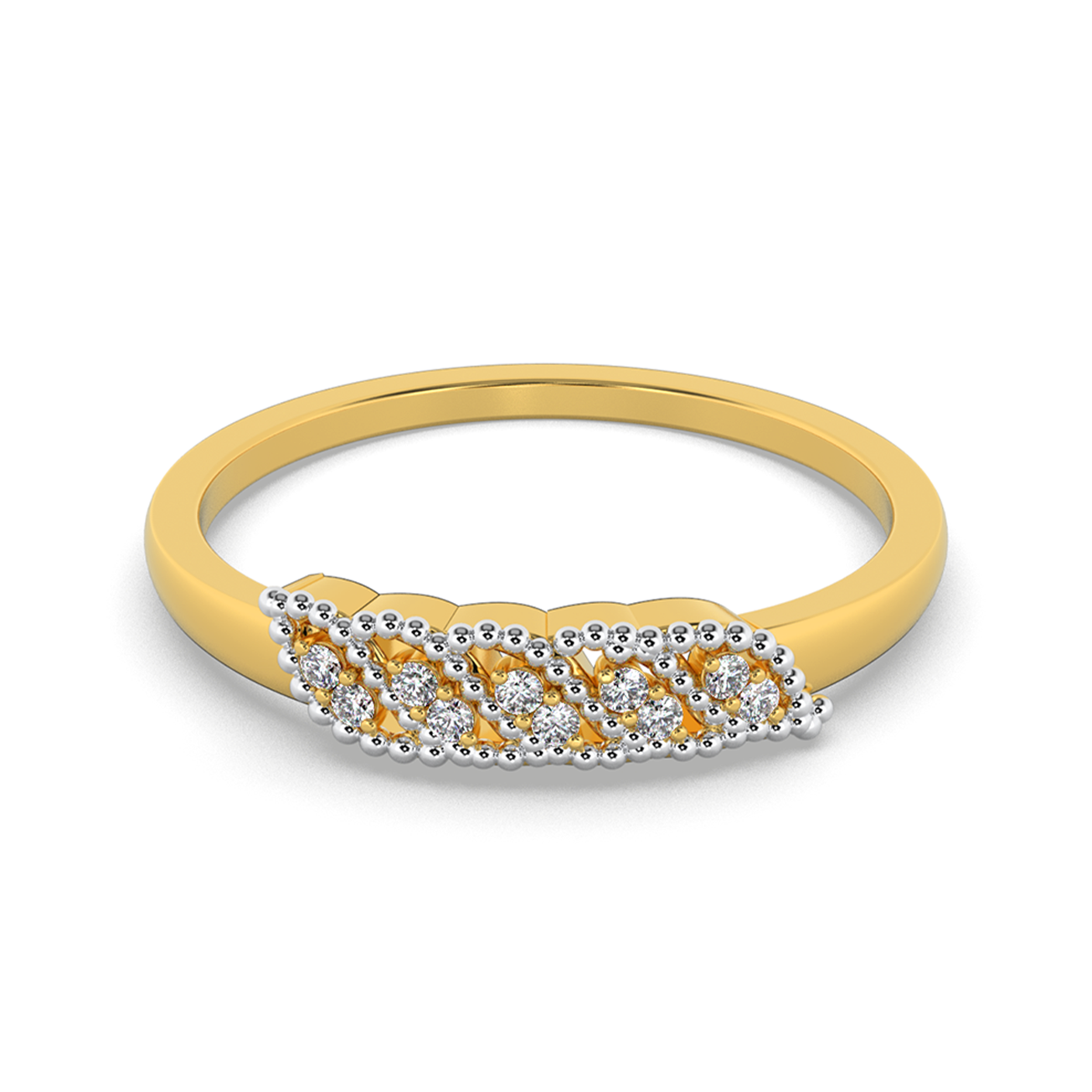 Azure Symphony 18Kt Diamond Ring