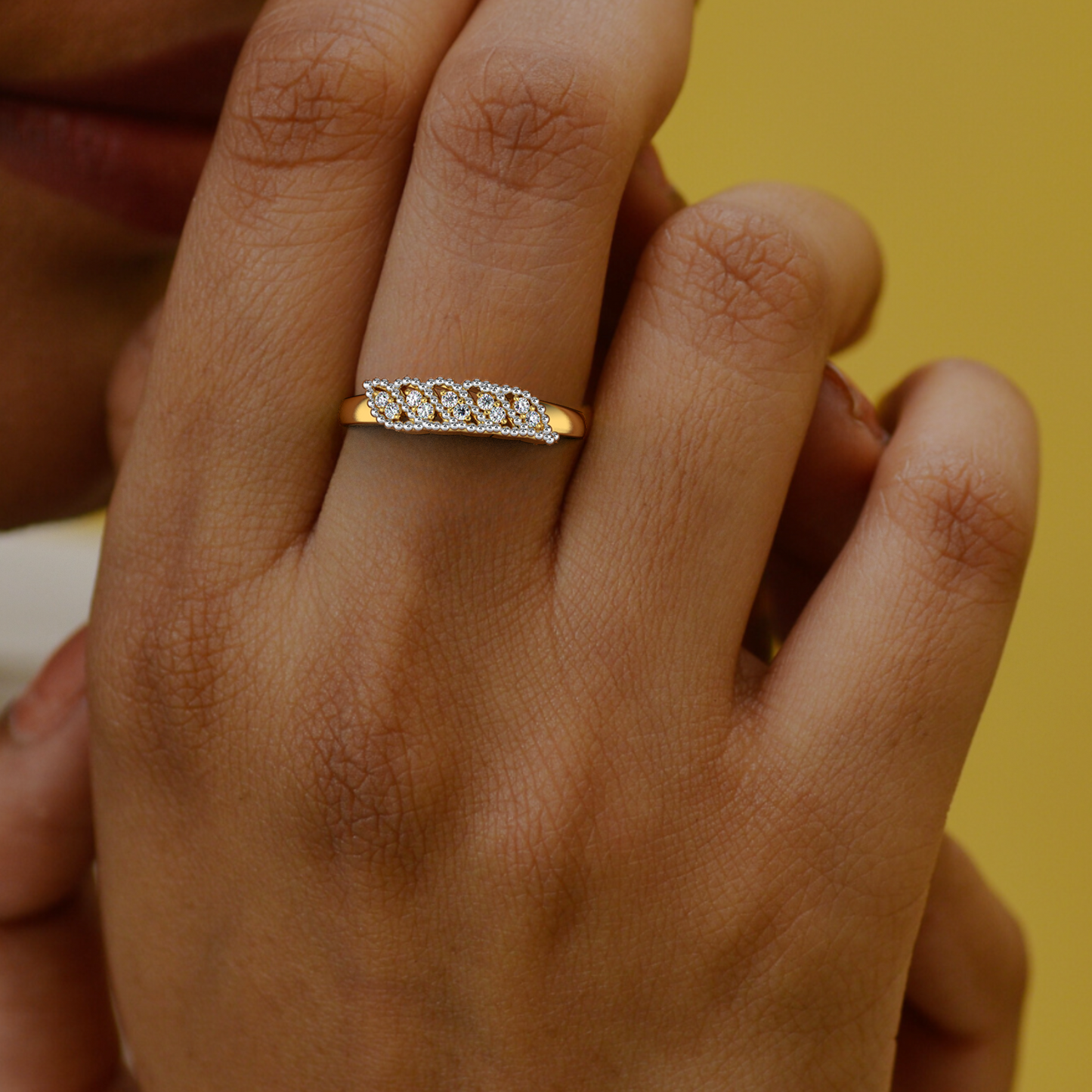 Azure Symphony 14Kt Diamond Ring