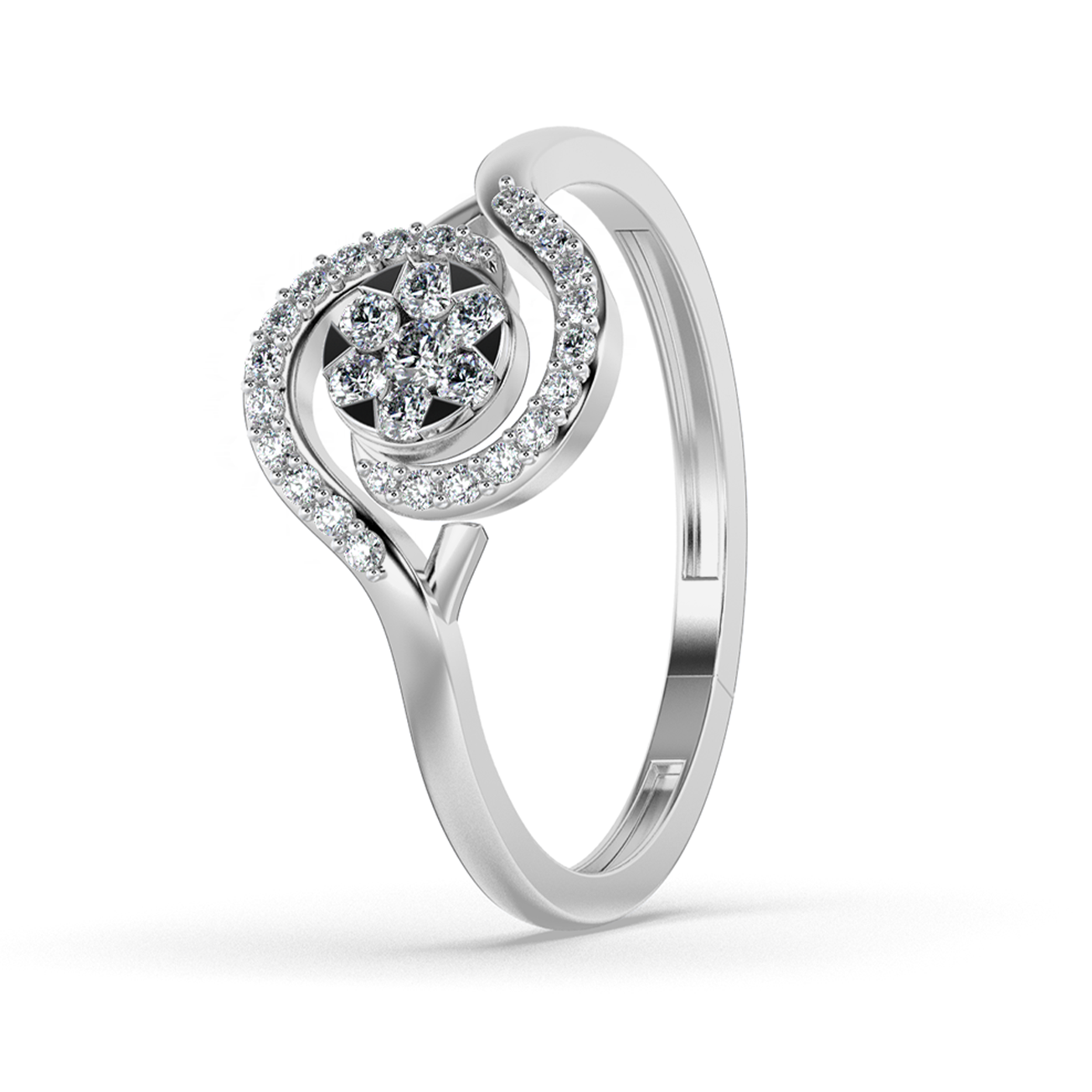 Aurora Bloom 14Kt Diamond Ring