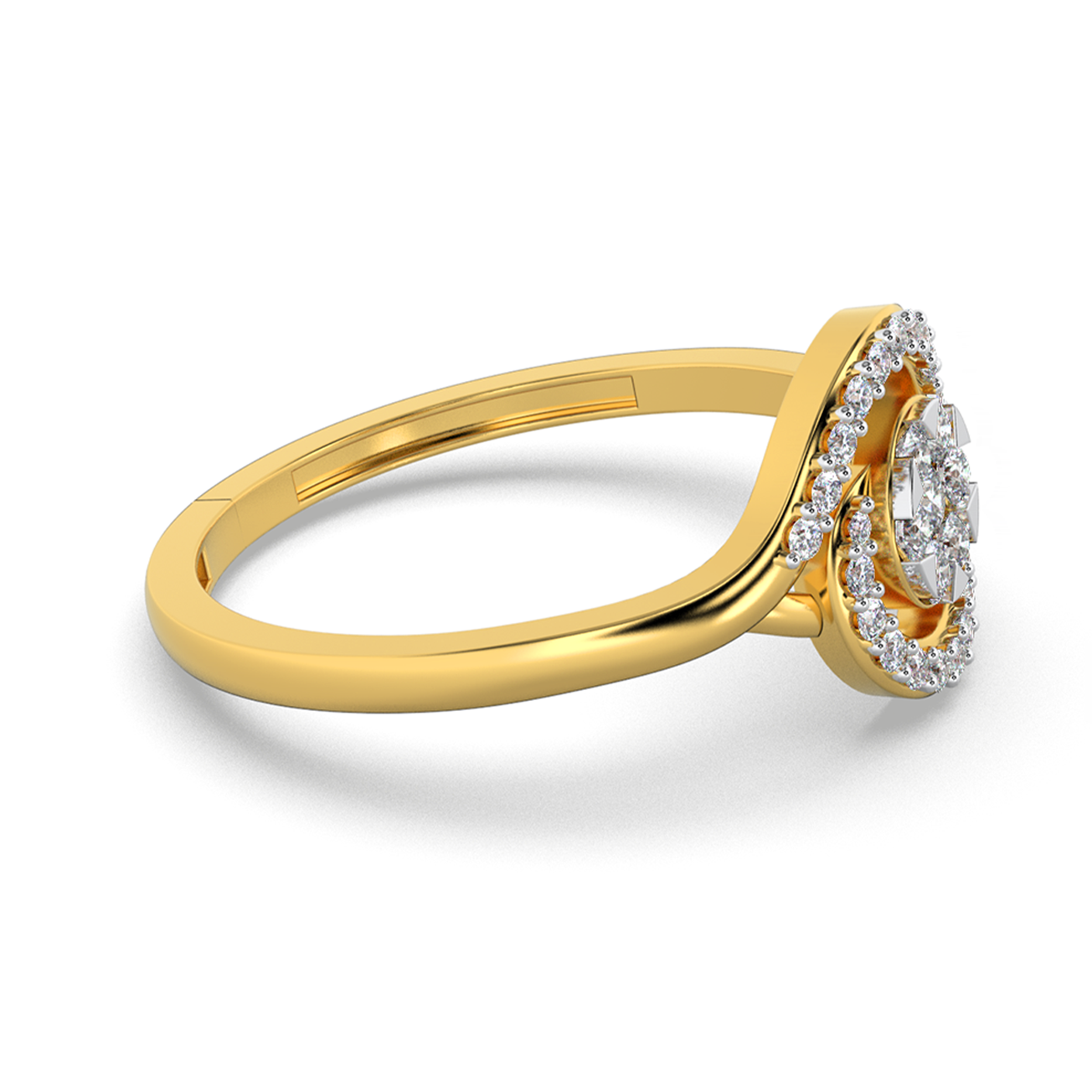 Aurora Bloom 14Kt Diamond Ring