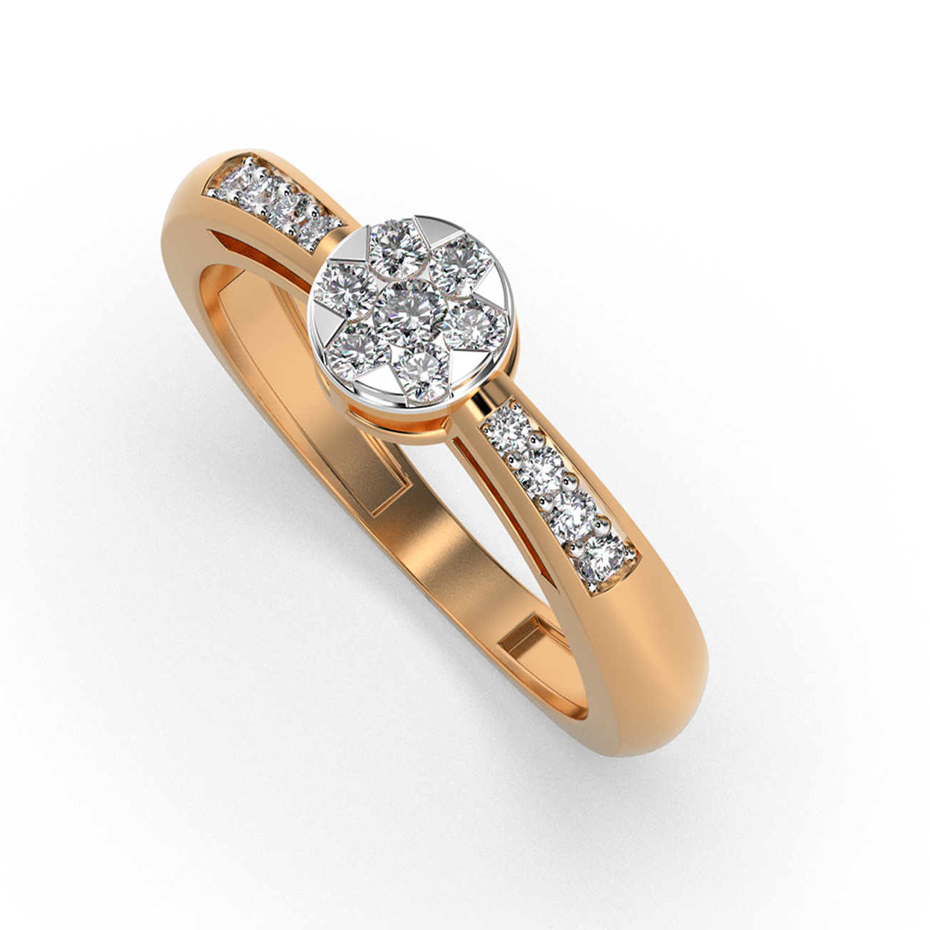 Celestial Grace 14Kt Diamond Ring
