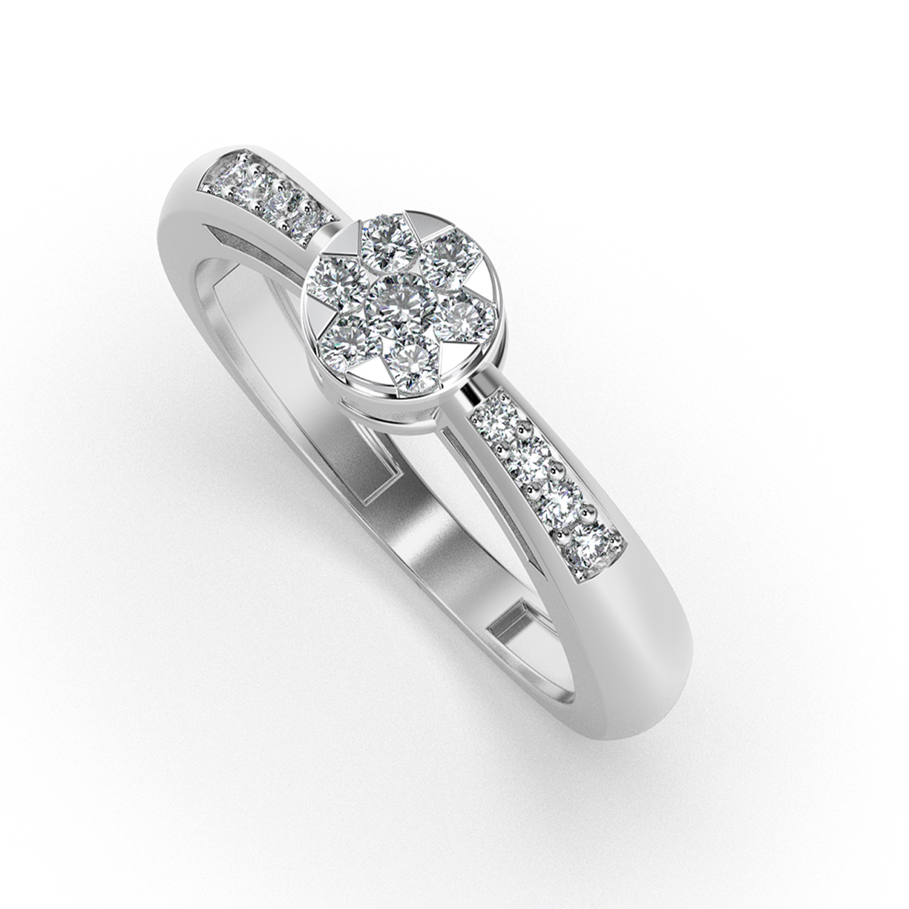 Celestial Grace 14Kt Diamond Ring