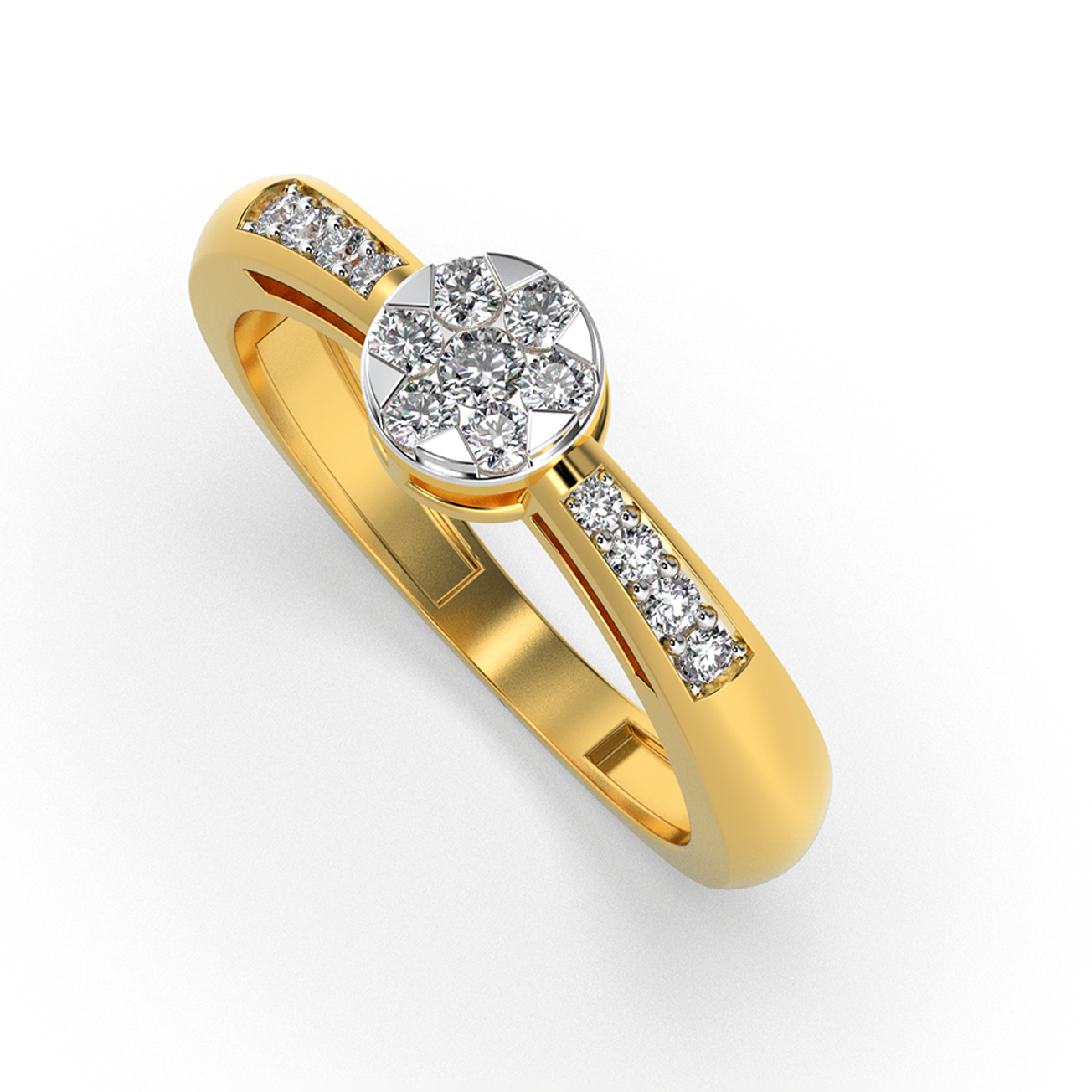 Celestial Grace 14Kt Diamond Ring