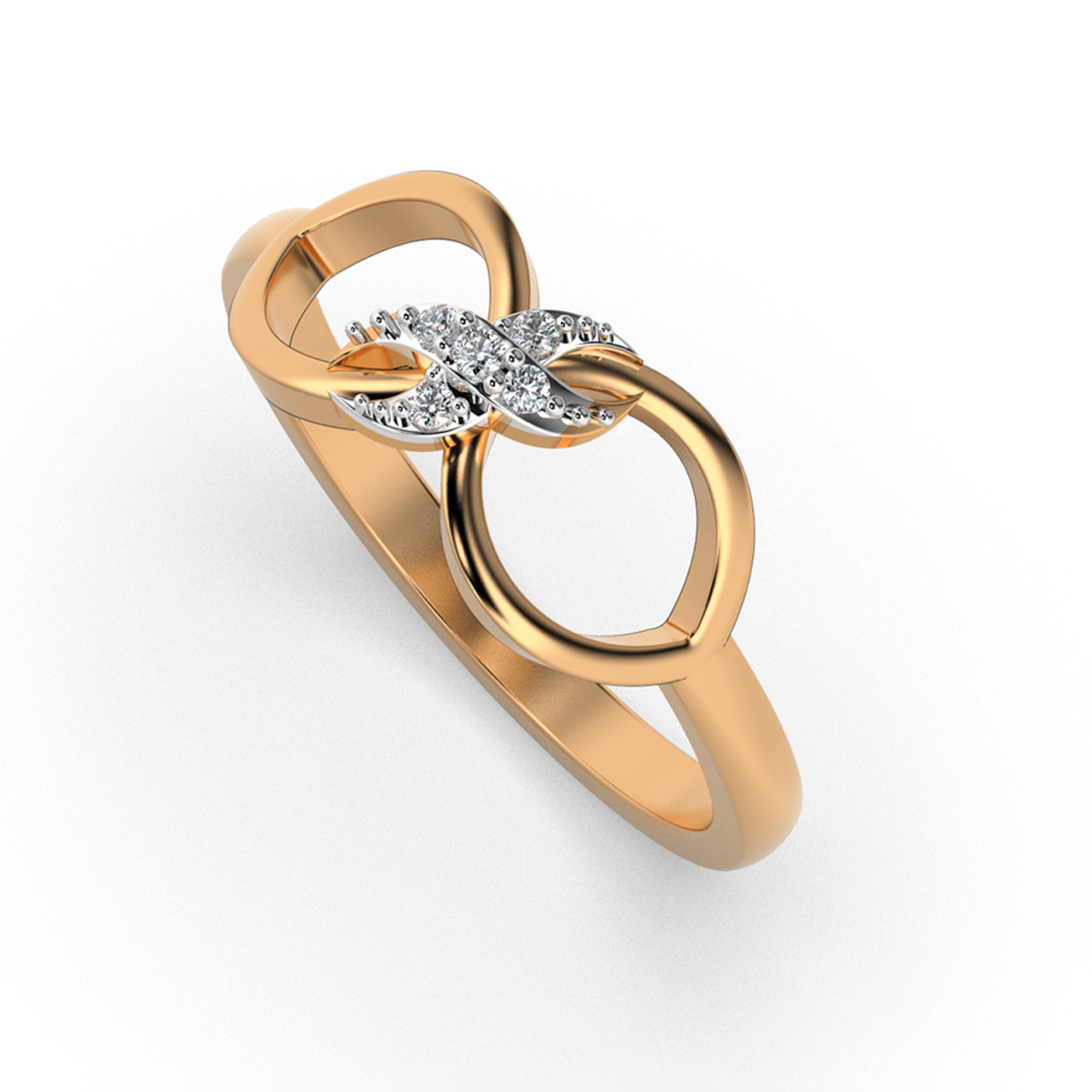 Radiant Echo 14Kt Diamond Ring